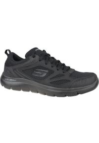 skechers - Skechers Summits-South Rim, męskie buty treningowe, Czarne. Okazja: na co dzień. Kolor: czarny. Sport: fitness