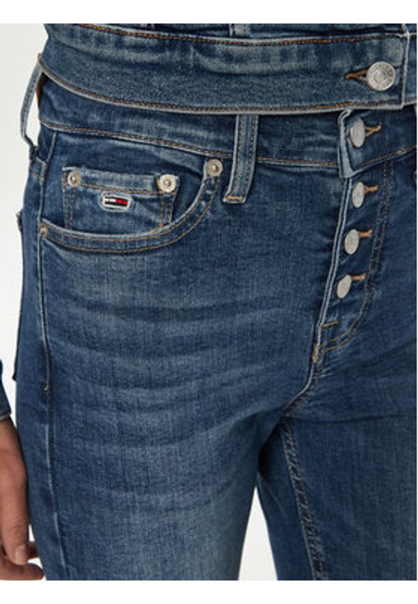 Tommy Jeans Jeansy Nora DW0DW19546 Niebieski Skinny Fit. Kolor: niebieski
