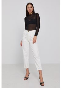 Guess Sweter damski kolor czarny z półgolfem. Kolor: czarny. Materiał: materiał, dzianina. Długość rękawa: długi rękaw. Długość: długie #4