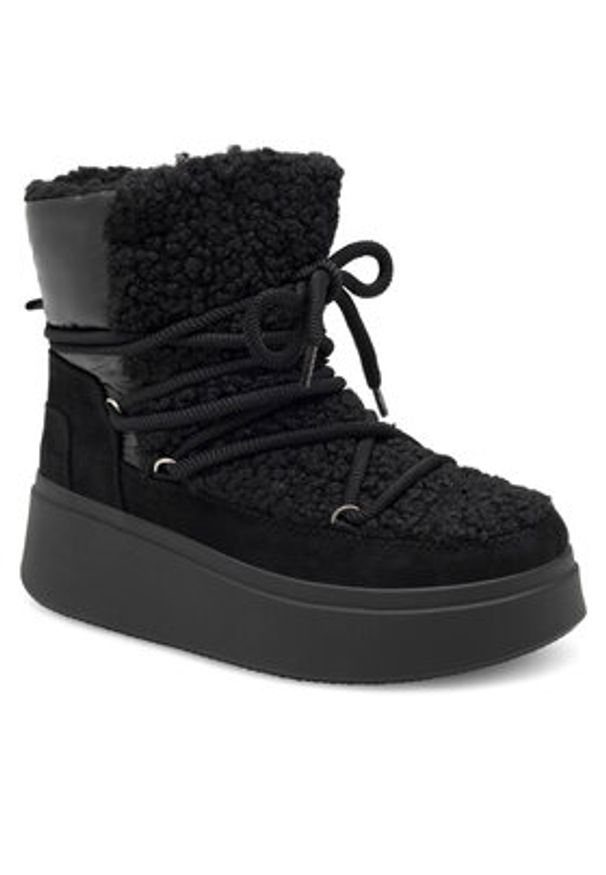 DeeZee Śniegowce YADIRA H3982-1 Czarny. Kolor: czarny. Materiał: materiał