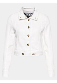 Versace Jeans Couture Kurtka jeansowa 74HAS404 Biały Regular Fit. Kolor: biały. Materiał: bawełna #6