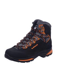 Buty trekkingowe męskie Lowa Camino Evo Gtx. Wysokość cholewki: za kostkę. Zapięcie: sznurówki. Kolor: czarny. Materiał: guma, skóra, tkanina, materiał, syntetyk. Szerokość cholewki: normalna