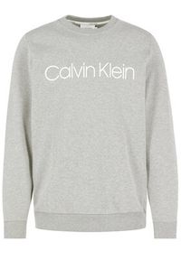 Calvin Klein Bluza Logo K10K104059 Szary Regular Fit. Kolor: szary. Materiał: bawełna #3