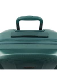 Wittchen - Duża walizka z polikarbonu geometryczna. Kolor: zielony. Materiał: guma. Wzór: geometria #8