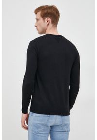 Guess sweter z domieszką wełny męski kolor czarny lekki. Kolor: czarny. Materiał: wełna. Długość rękawa: długi rękaw. Długość: długie #3