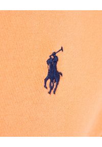 Ralph Lauren - RALPH LAUREN - Pomarańczowa koszulka polo Spa Terry. Okazja: na co dzień. Typ kołnierza: polo. Kolor: pomarańczowy. Materiał: bawełna, prążkowany. Wzór: haft. Styl: casual #6