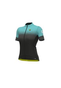 ALÉ CYCLING - Koszulka rowerowa damska Alé Gradient. Kolor: niebieski. Wzór: gradientowy. Sport: kolarstwo