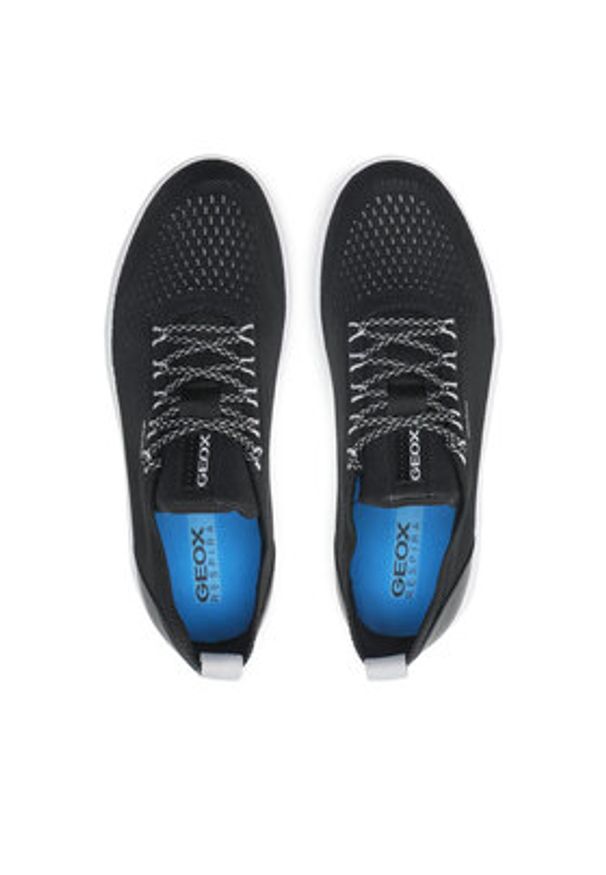 Geox Sneakersy U Spherica A U15BYA 0006K C9999 Czarny. Kolor: czarny. Materiał: materiał