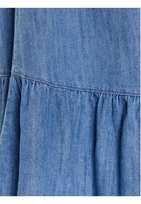 Tommy Jeans Sukienka jeansowa DW0DW15898 Niebieski Regular Fit. Kolor: niebieski. Materiał: bawełna #3