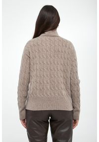 Marella Sport - Sweter damski wełniany Aereo MARELLA SPORT. Materiał: wełna. Styl: sportowy