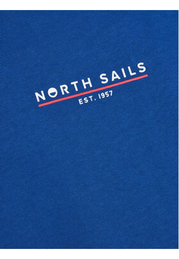North Sails Bluza 691226 Niebieski Comfort Fit. Kolor: niebieski. Materiał: bawełna