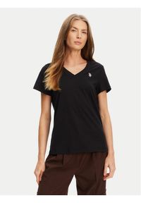 U.S. Polo Assn. T-Shirt WUP0635 Czarny Classic Fit. Typ kołnierza: polo. Kolor: czarny. Materiał: bawełna