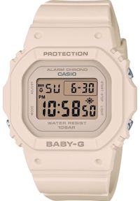 Zegarek sportowy BABY-G Zegarek Casio Baby-G BGD-565U-4ER beżowy pasek. Kolor: beżowy. Styl: sportowy