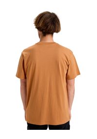 Quiksilver - Top typu tank dla ARCHIVE. Kolor: brązowy. Materiał: tkanina, elastan, bawełna. Wzór: haft