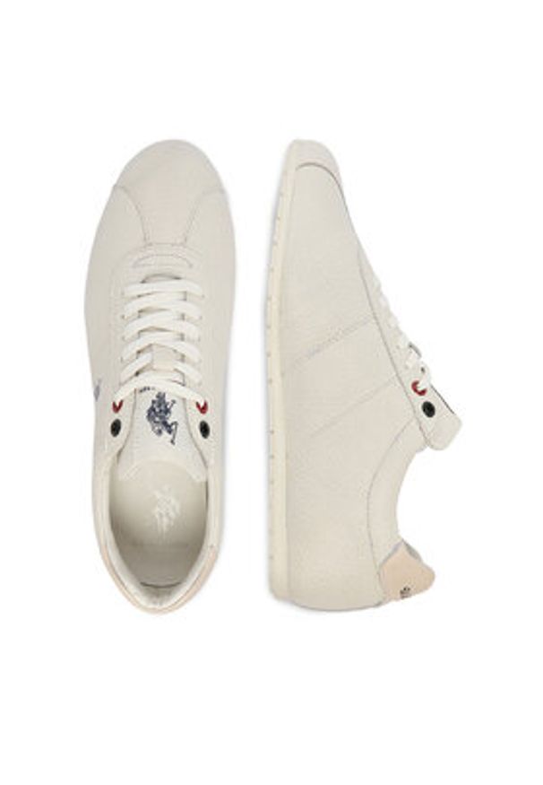 U.S. Polo Assn. Sneakersy EO-CAMMY002W/6L1 Biały. Kolor: biały. Materiał: skóra