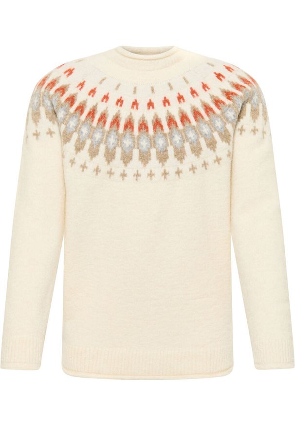 Mustang - MUSTANG Bloomfield MĘSKI SWETER KLASYCZNY Light Gray 1015482 3003. Styl: klasyczny