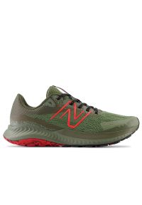 Buty New Balance DynaSoft Nitrel v5 MTNTRRG5 - zielone. Kolor: zielony. Materiał: materiał, syntetyk. Szerokość cholewki: normalna. Sport: bieganie, fitness