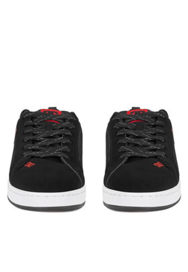 DC Shoes Sneakersy COURT GRAFFIK 300529-BW5 Czarny. Kolor: czarny. Materiał: skóra