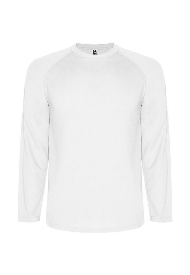 ROLY - Dziecięca/niemowlęca Koszulka Sportowa Montecarlo Z Długim Rękawem. Kolor: biały. Długość rękawa: długi rękaw. Długość: długie. Sport: turystyka piesza