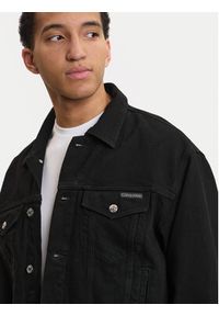 Calvin Klein Jeans Kurtka jeansowa 90S Ck Classic LV04RF706G Czarny Regular Fit. Kolor: czarny. Materiał: jeans #4