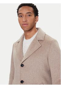 Guess Płaszcz wełniany M4BL3S WGJ82 Beżowy Slim Fit. Kolor: beżowy. Materiał: syntetyk #6