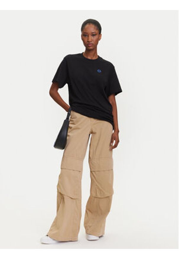 Hugo - HUGO T-Shirt Vintage 50518139 Czarny Relaxed Fit. Kolor: czarny. Materiał: bawełna. Styl: vintage