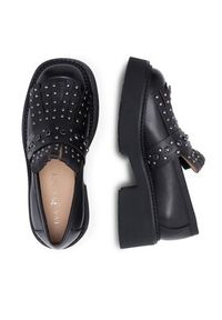 Eva Minge Loafersy LAGOA-24755 Czarny. Kolor: czarny