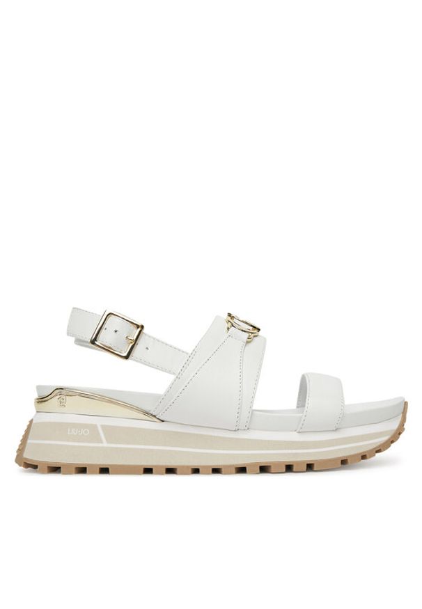 Liu Jo Sandały Maxi Wonder BA5081 P0102 Biały. Kolor: biały. Materiał: skóra
