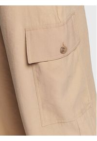 Marella Spodnie materiałowe Sveglia 2331310231 Beżowy Relaxed Fit. Kolor: beżowy. Materiał: wiskoza