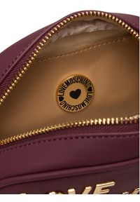 Love Moschino - LOVE MOSCHINO Torebka JC4026PP1NKD0552 Bordowy. Kolor: czerwony. Materiał: skórzane