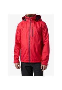 Kurtka przeciwdeszczowa męska Helly Hansen Crew Hooded Jacket 2.0. Kolor: czerwony