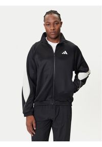 Adidas - adidas Bluza Stadium JN1821 Czarny Loose Fit. Kolor: czarny. Materiał: bawełna