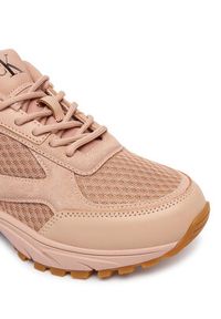 Calvin Klein Sneakersy Hike Runner Mesh Mix Ck YW0YW01994 Pomarańczowy. Kolor: pomarańczowy. Materiał: skóra #6