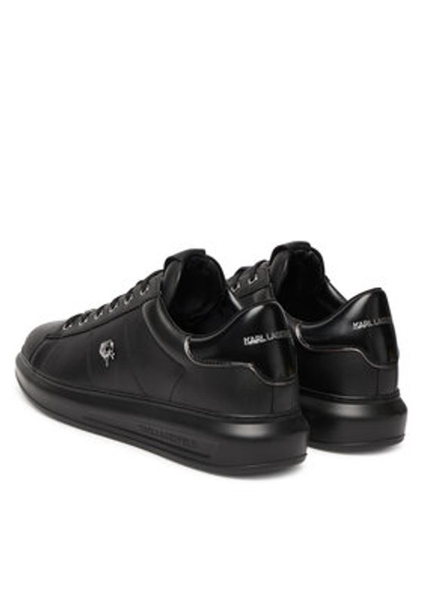 Karl Lagerfeld - KARL LAGERFELD Sneakersy KL52534E 00X Czarny. Kolor: czarny. Materiał: skóra