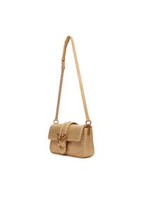 Pinko - PINKO Torebka Love One Mini Slouchy Fl PE 25 PLTT 104340 A2CE Złoty. Kolor: złoty #5