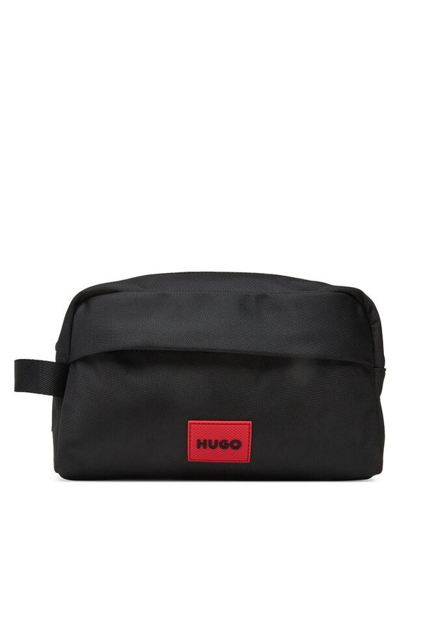 Hugo - Kosmetyczka HUGO. Kolor: czarny