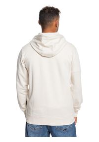 Quiksilver - Bluza na zamek BASIC ZIP Mężczyźni. Kolor: biały. Materiał: tkanina, poliester, bawełna