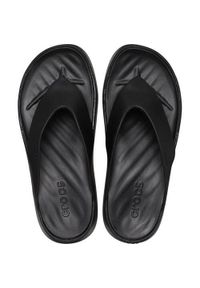 Japonki damskie Crocs C4617. Kolor: czarny. Materiał: materiał, syntetyk
