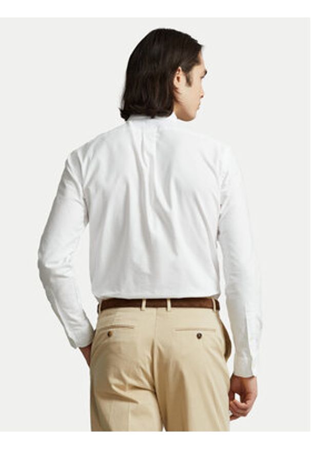 Polo Ralph Lauren Koszula Core Replen 710792041 Biały Custom Fit. Typ kołnierza: polo. Kolor: biały. Materiał: bawełna