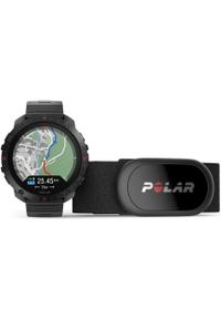 POLAR - Zegarek sportowy Polar Grit X2 Pro HR Czarny (GRIT X2 PRO BLK/BLK HR S-L). Kolor: czarny. Materiał: polar. Styl: sportowy #1
