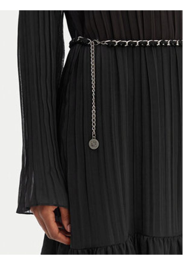 Guess Sukienka codzienna W6RK37 WJ712 Czarny Regular Fit. Okazja: na co dzień. Kolor: czarny. Materiał: syntetyk. Typ sukienki: proste. Styl: casual