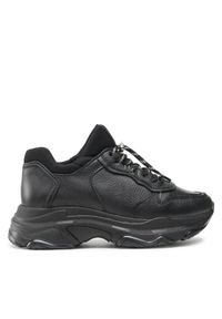 Bronx Sneakersy 66167P-A Czarny. Kolor: czarny. Materiał: skóra #1