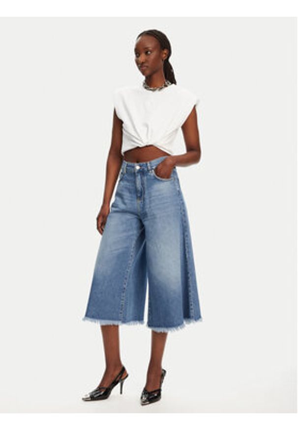 Pinko - PINKO Jeansy 104646 A2DZ Niebieski Flare Fit. Kolor: niebieski