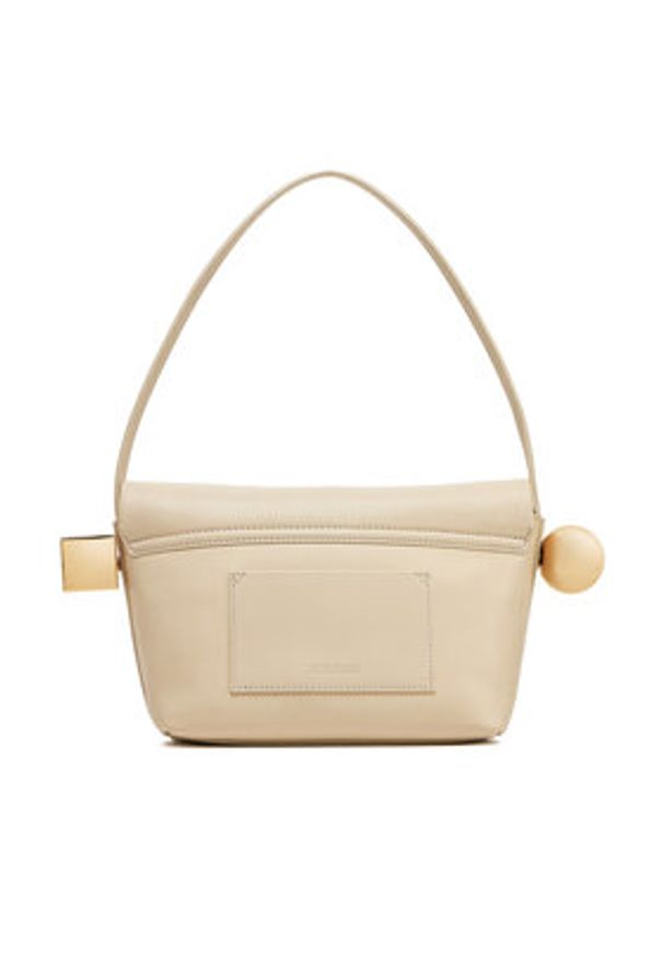 JACQUEMUS Torebka Le Rond Carre 24H243BA383-3171 Écru. Materiał: skórzane
