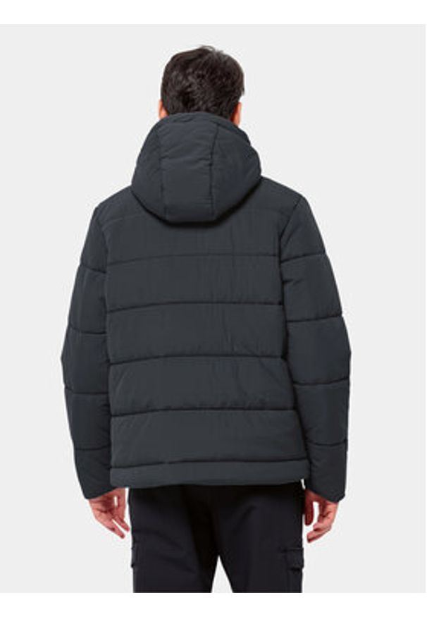 Jack Wolfskin Kurtka zimowa Karolinger Jkt 1207831 Czarny Regular Fit. Kolor: czarny. Materiał: syntetyk. Sezon: zima
