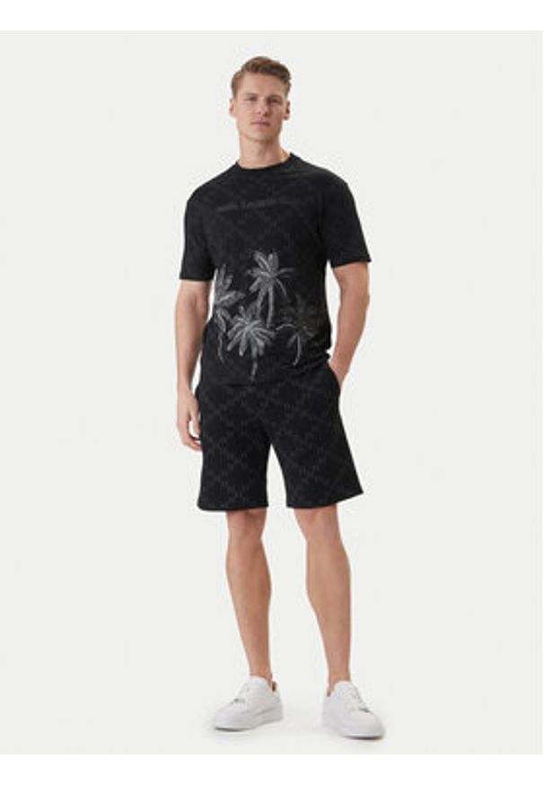 Karl Lagerfeld - KARL LAGERFELD Szorty sportowe 705076 562952 Czarny Regular Fit. Kolor: czarny. Materiał: bawełna. Styl: sportowy
