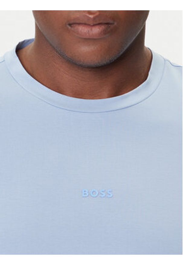 BOSS T-Shirt Tchup 50473278 Błękitny Relaxed Fit. Kolor: niebieski. Materiał: bawełna