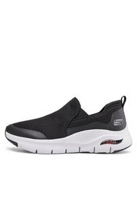 skechers - Skechers Sneakersy Banlin 232043/BKW Czarny. Kolor: czarny. Materiał: materiał #7
