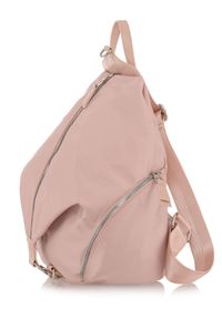 Ochnik - Różowy plecak damski. Kolor: różowy
