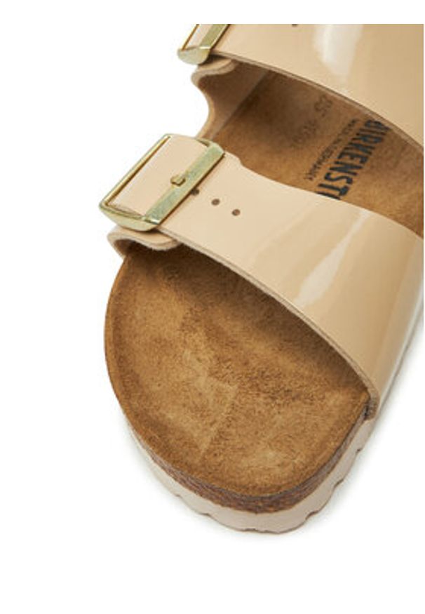 Birkenstock Klapki Arizona Bf 1013070 Beżowy. Kolor: beżowy. Materiał: skóra